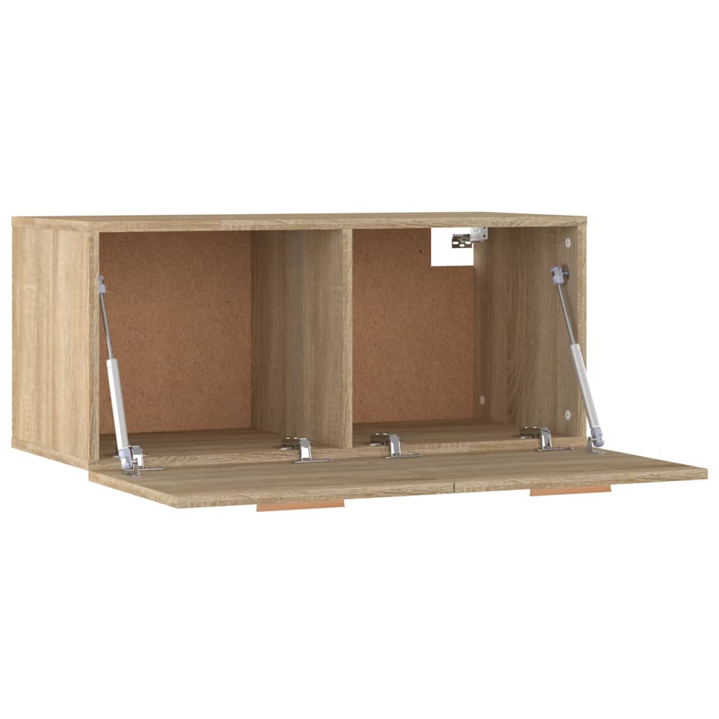 Zidni ormarić boja hrasta 80x35x36,5 cm od konstruiranog drva