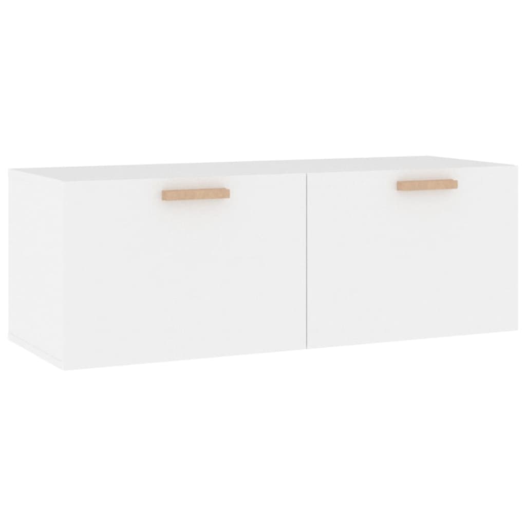 Zidni ormarić bijeli 100 x 36,5 x 35 cm konstruirano drvo