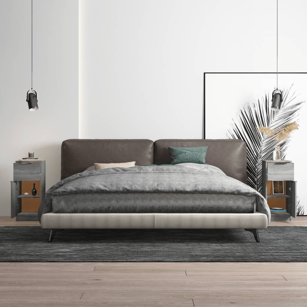 Komode 2kom boja hrasta sonome 30x30x70cm od konstruiranog drva