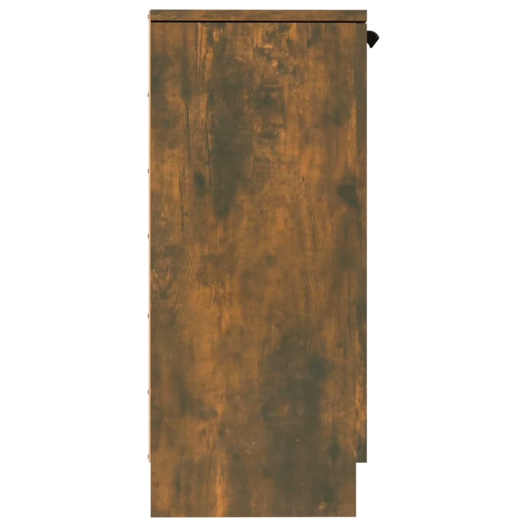 Komode 2 kom boja dimljenog hrasta 30x30x70cm konstruirano drvo