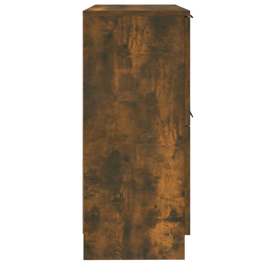 Komode 2 kom boja dimljenog hrasta 30x30x70cm konstruirano drvo