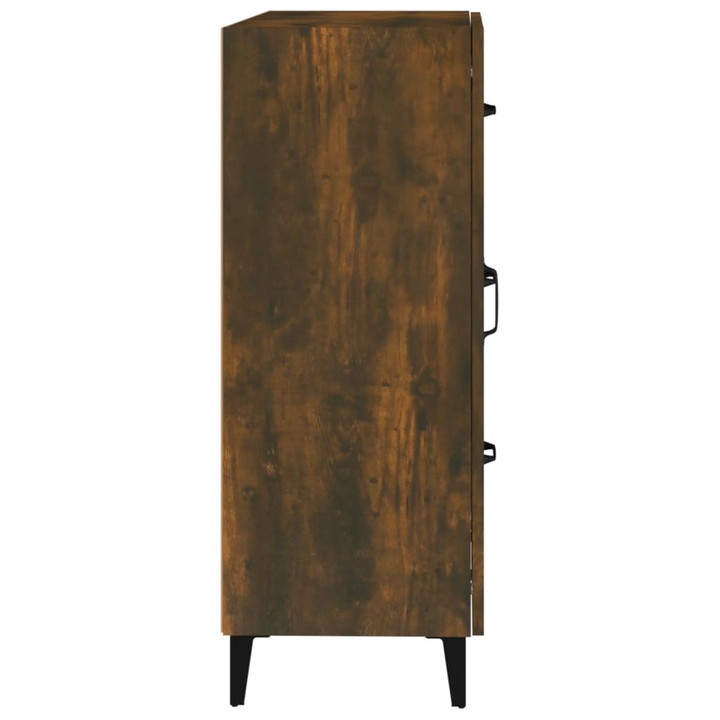 Komoda boja dimljenog hrasta 69,5x34x90 cm konstruirano drvo