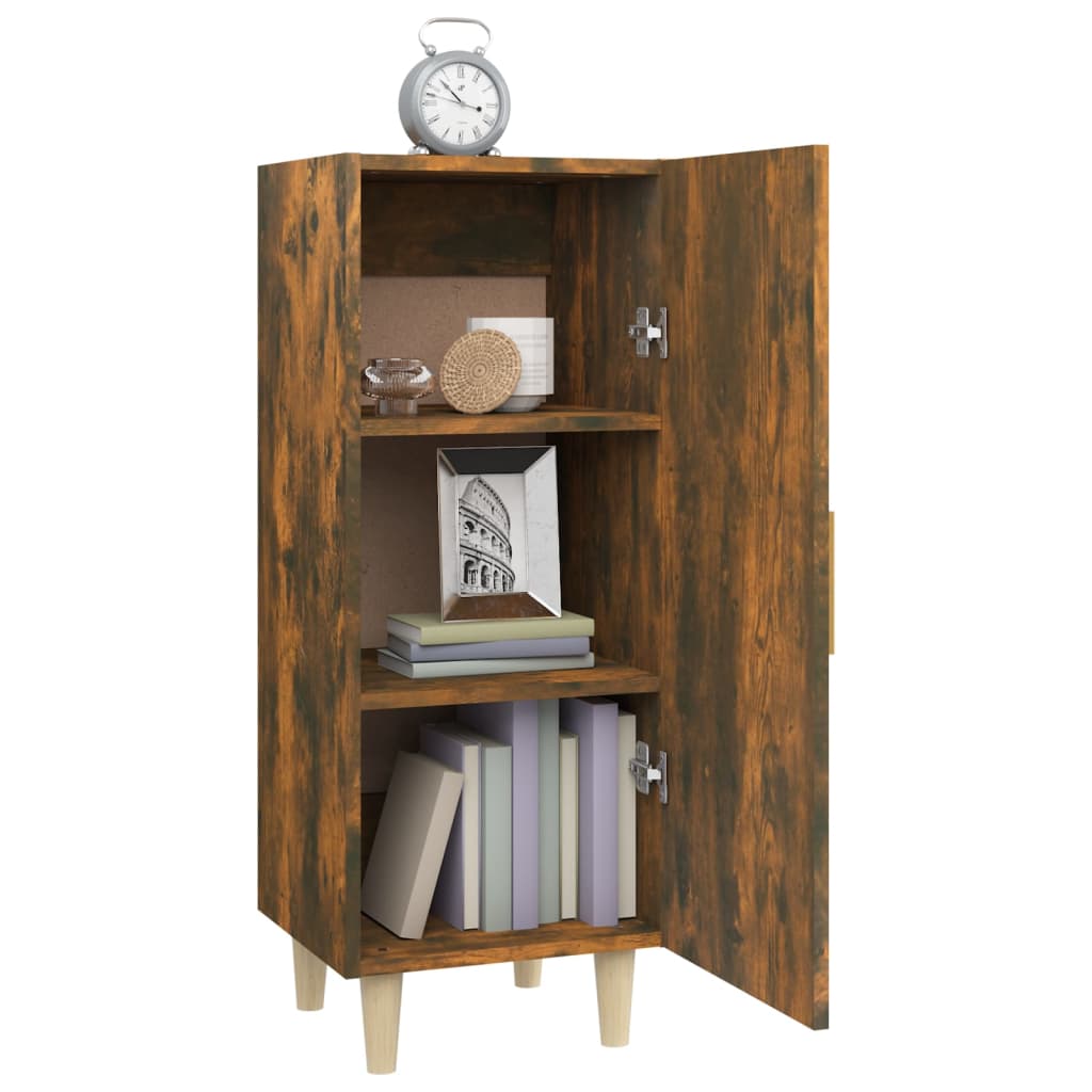 Komoda boja dimljenog hrasta 34,5x34x90 cm konstruirano drvo