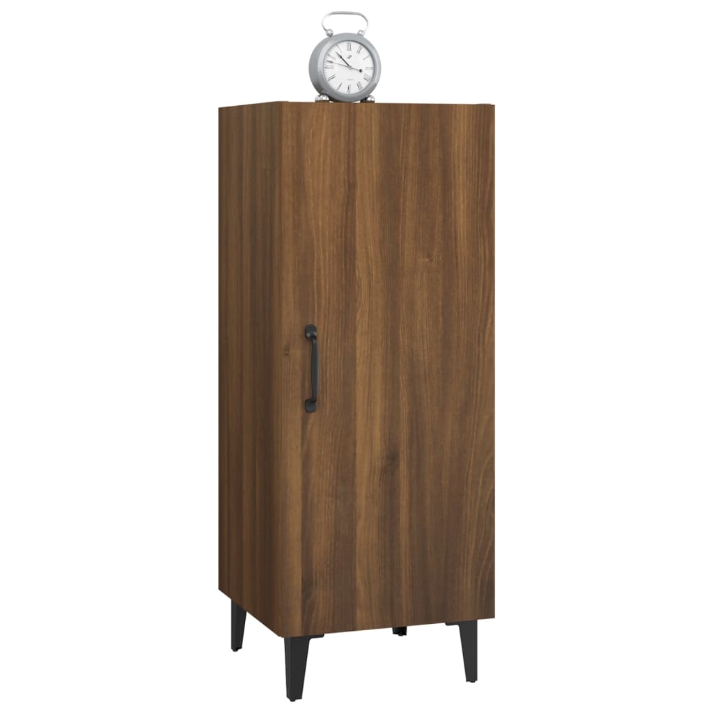 Komoda boja smeđeg hrasta 34,5x34x90 cm konstruirano drvo