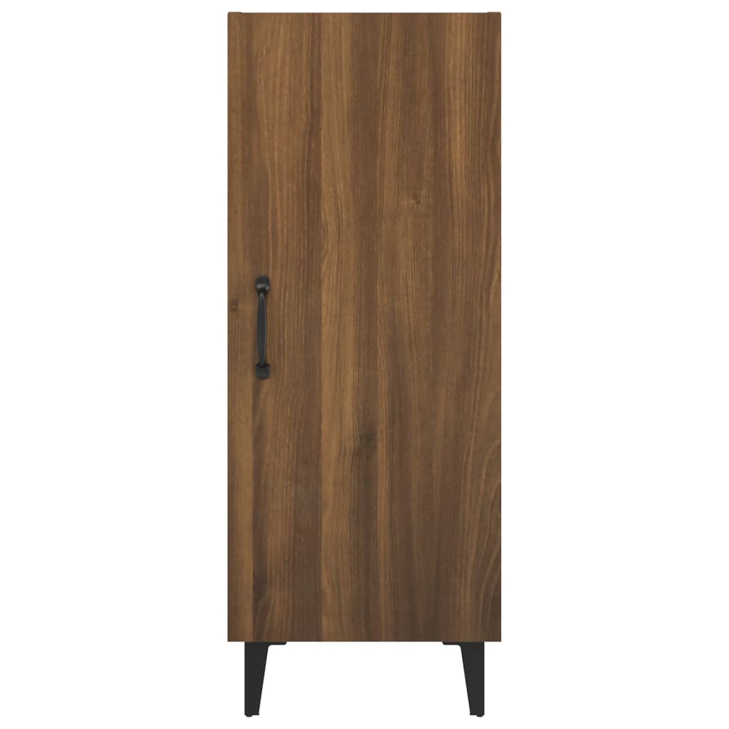 Komoda boja smeđeg hrasta 34,5x34x90 cm konstruirano drvo