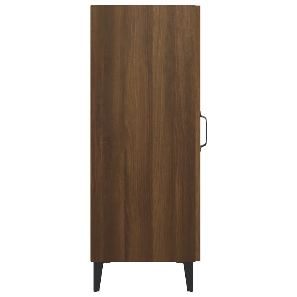 Komoda boja smeđeg hrasta 34,5x34x90 cm konstruirano drvo