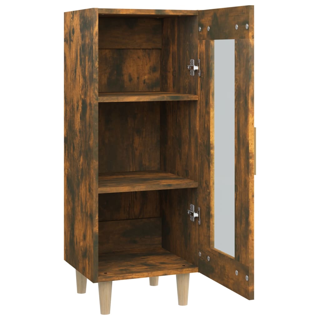 Komoda boja dimljenog hrasta 34,5x34x90 cm konstruirano drvo