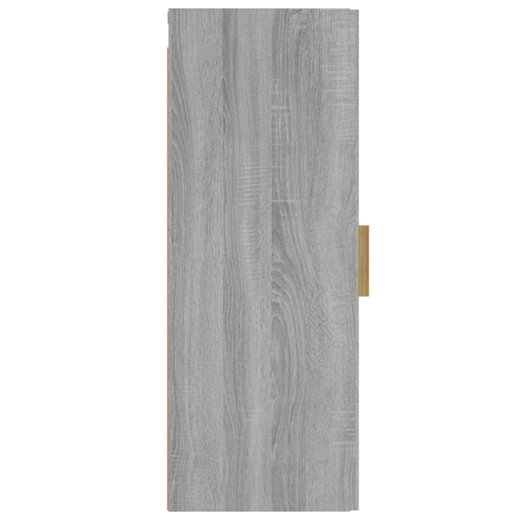 Zidni ormarić siva boja hrasta 34,5x34x90 cm konstruirano drvo