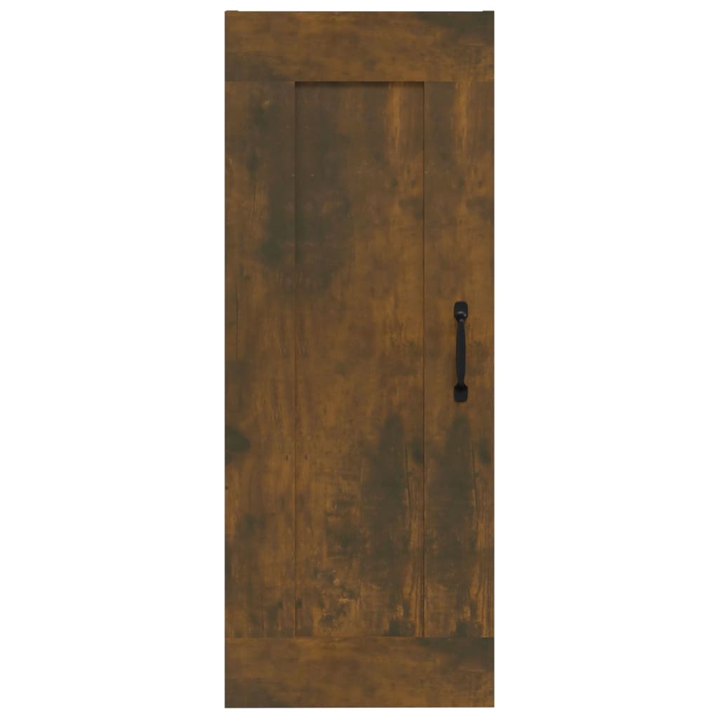 Viseći ormarić boja hrasta 35 x 34 x 90 cm konstruirano drvo