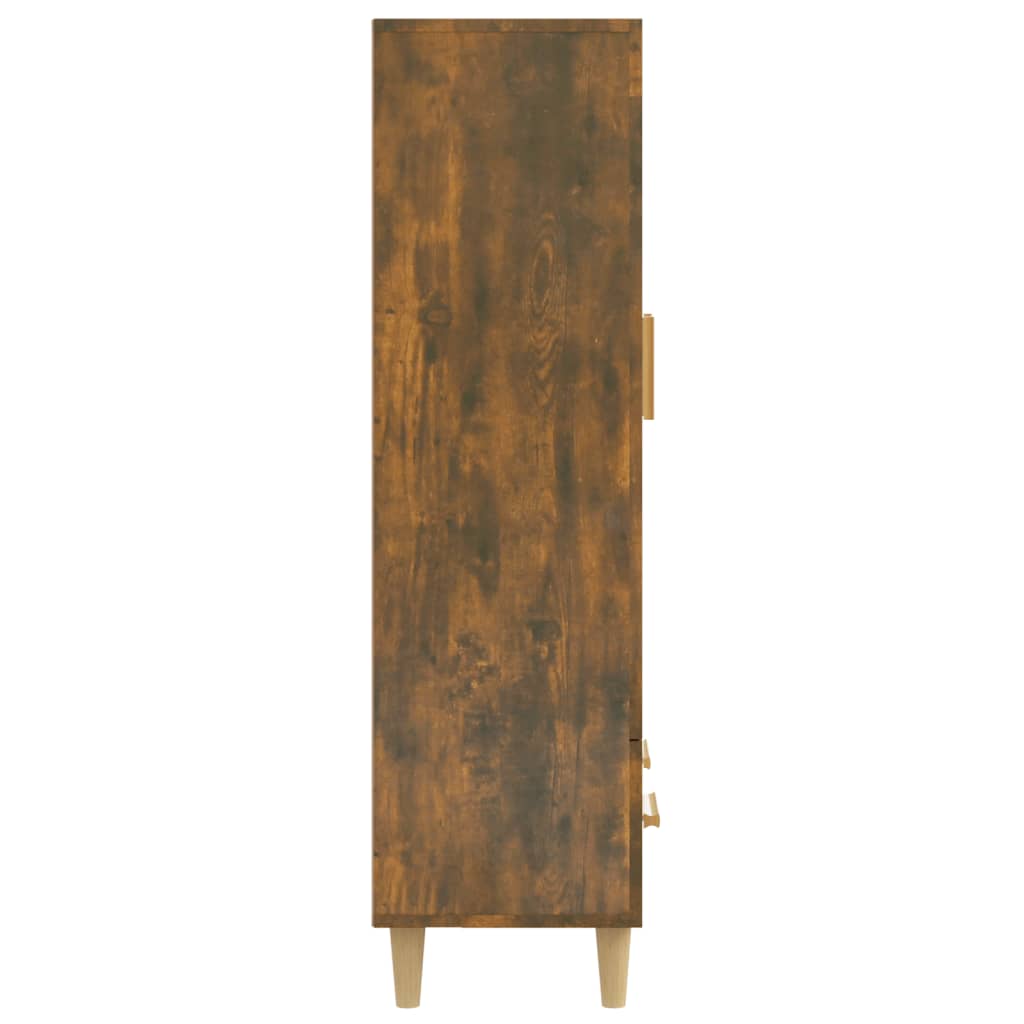 Komoda boja dimljenog hrasta 70 x 31 x 115 cm konstruirano drvo