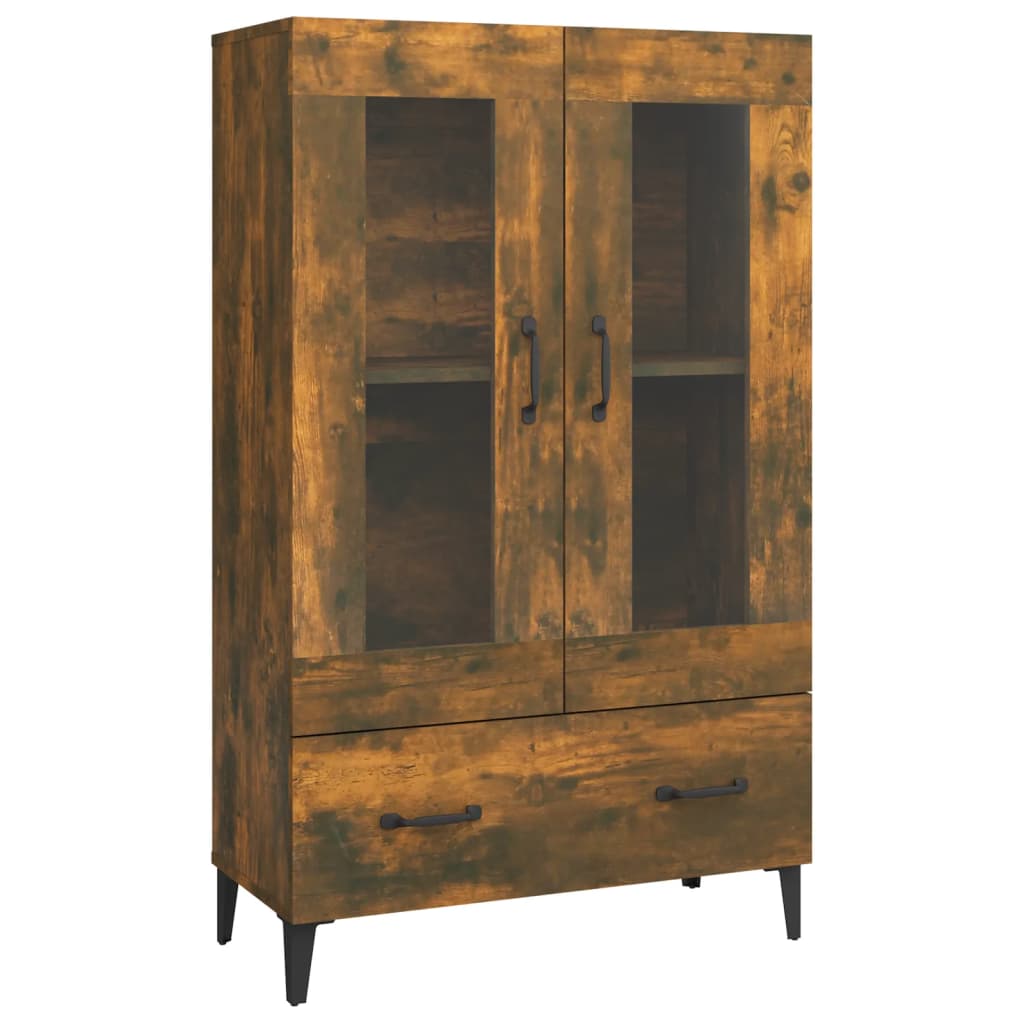 Komoda boja dimljenog hrasta 70 x 31 x 115 cm konstruirano drvo