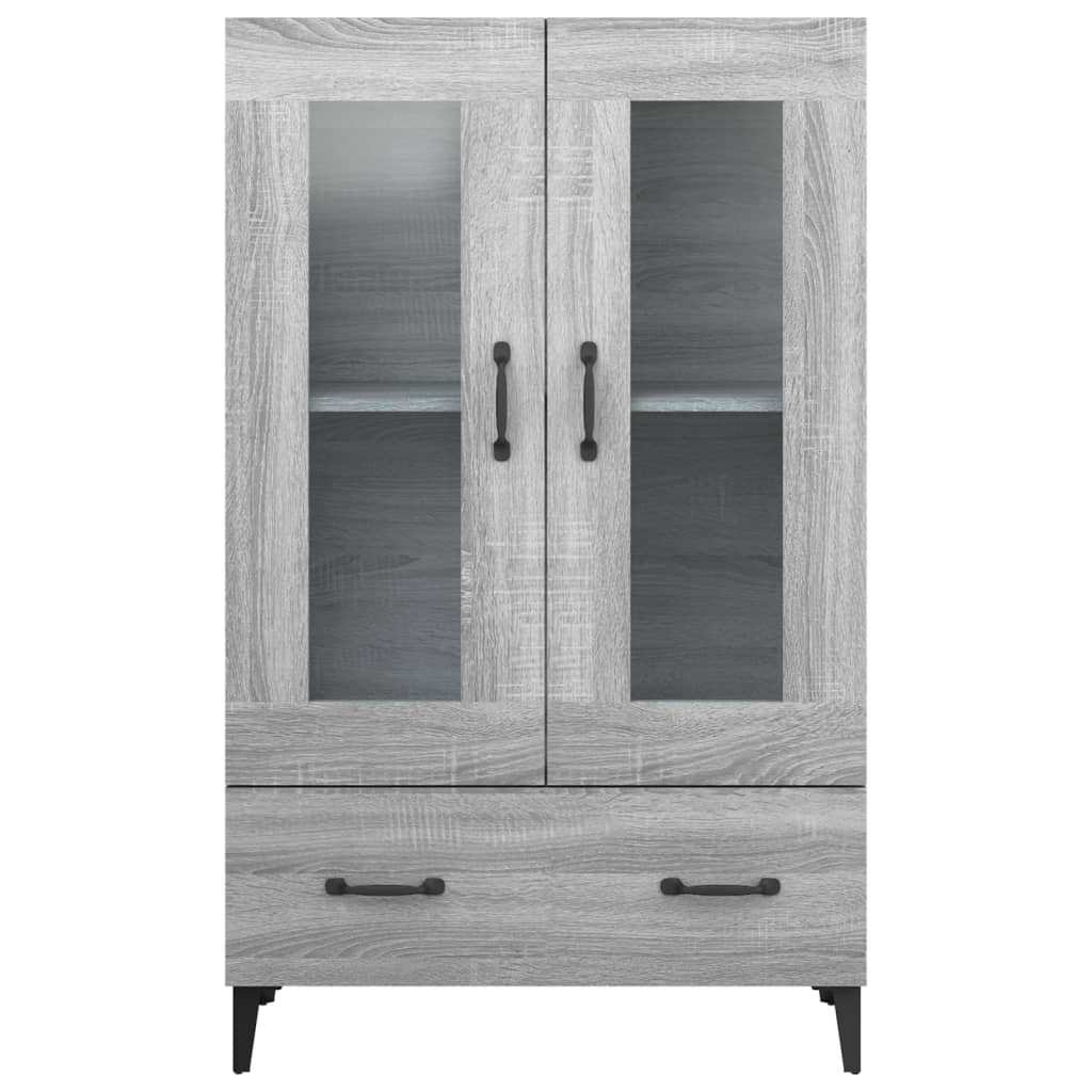 Visoka komoda boja hrasta sonome 70x31x115 cm konstruirano drvo
