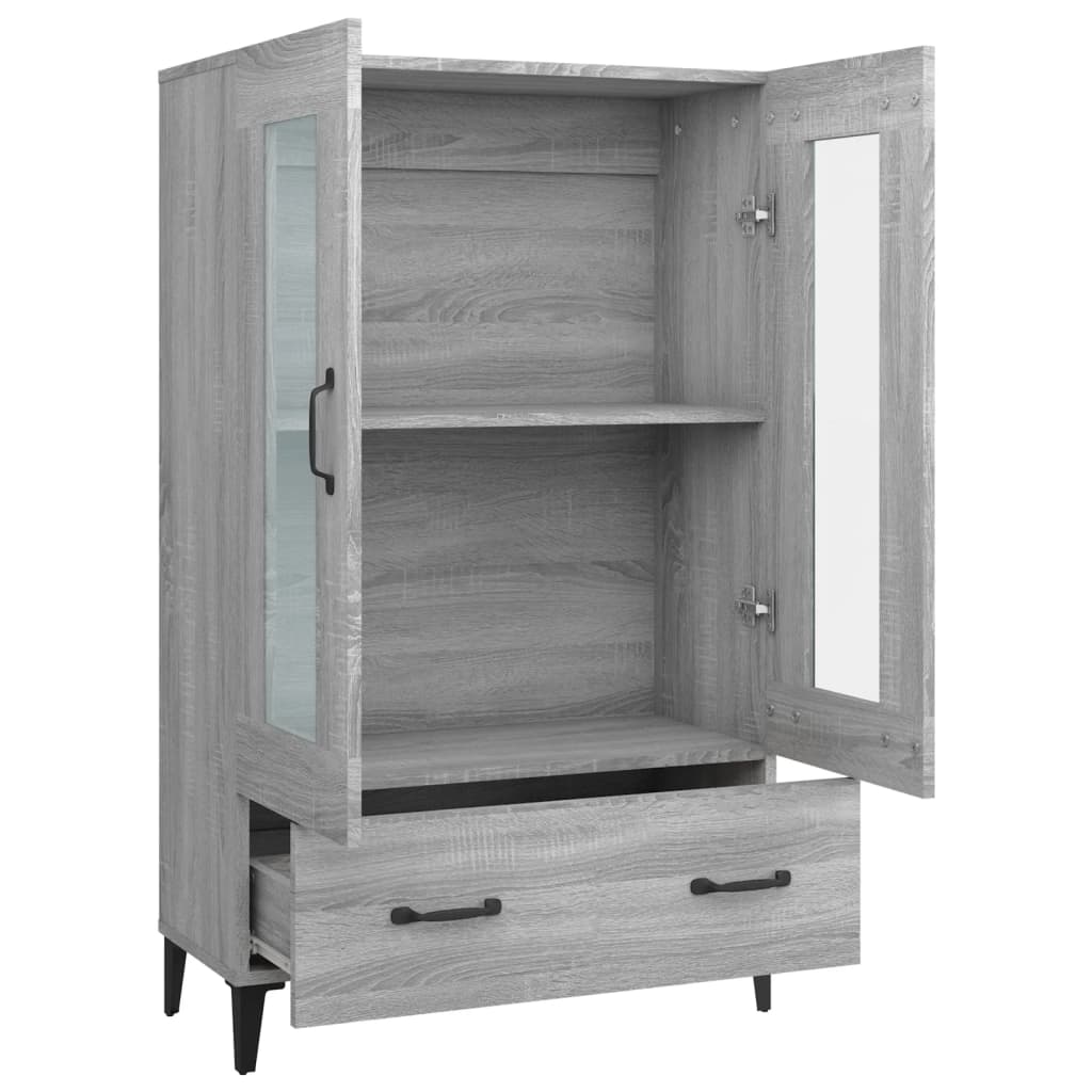 Visoka komoda boja hrasta sonome 70x31x115 cm konstruirano drvo