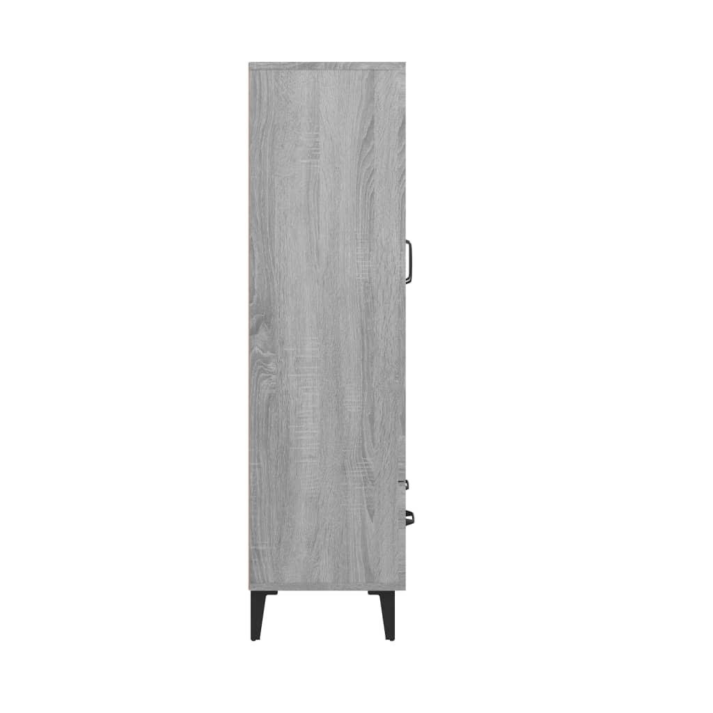 Visoka komoda boja hrasta sonome 70x31x115 cm konstruirano drvo