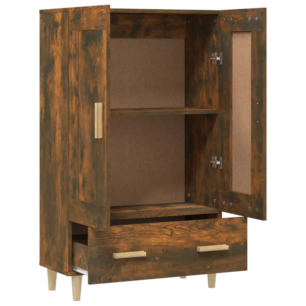 Komoda boja dimljenog hrasta 70 x 31 x 115 cm konstruirano drvo