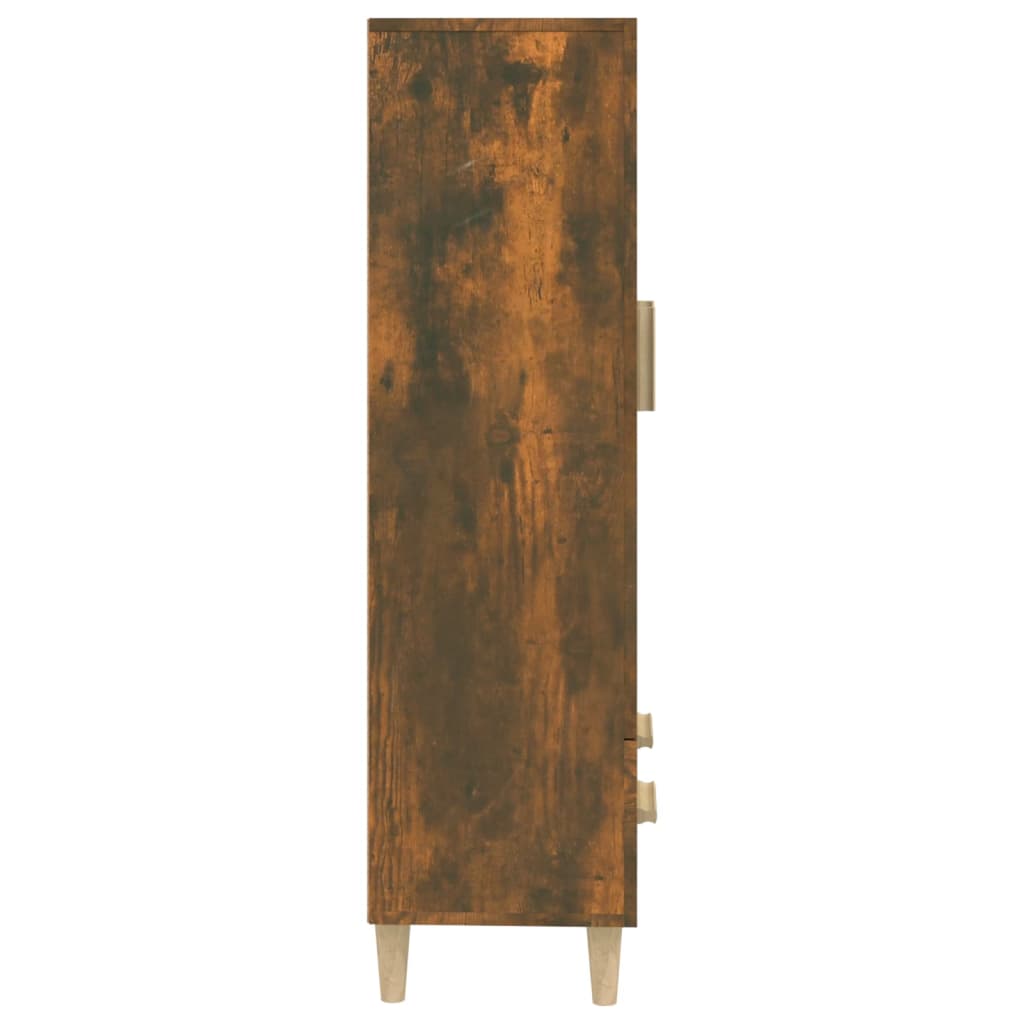 Komoda boja dimljenog hrasta 70 x 31 x 115 cm konstruirano drvo