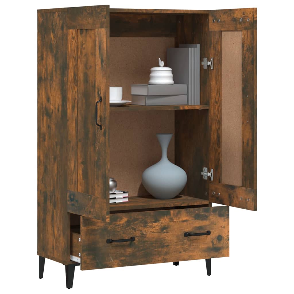 Komoda boja dimljenog hrasta 70 x 31 x 115 cm konstruirano drvo
