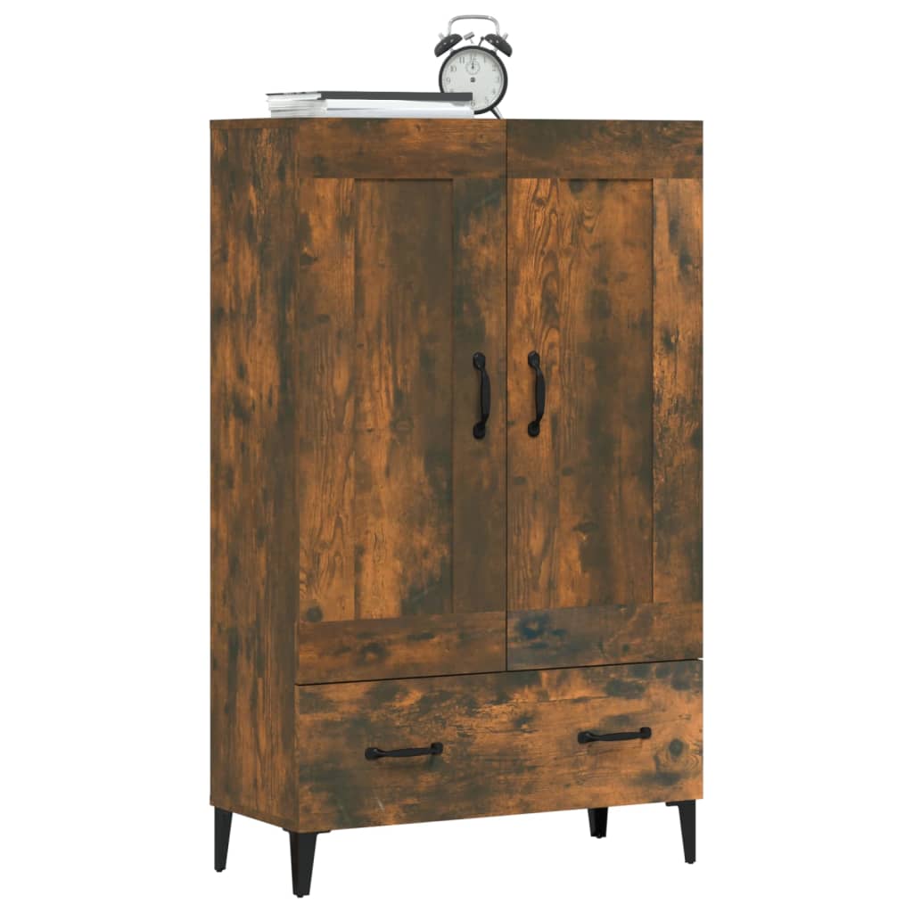 Komoda boja dimljenog hrasta 70 x 31 x 115 cm konstruirano drvo