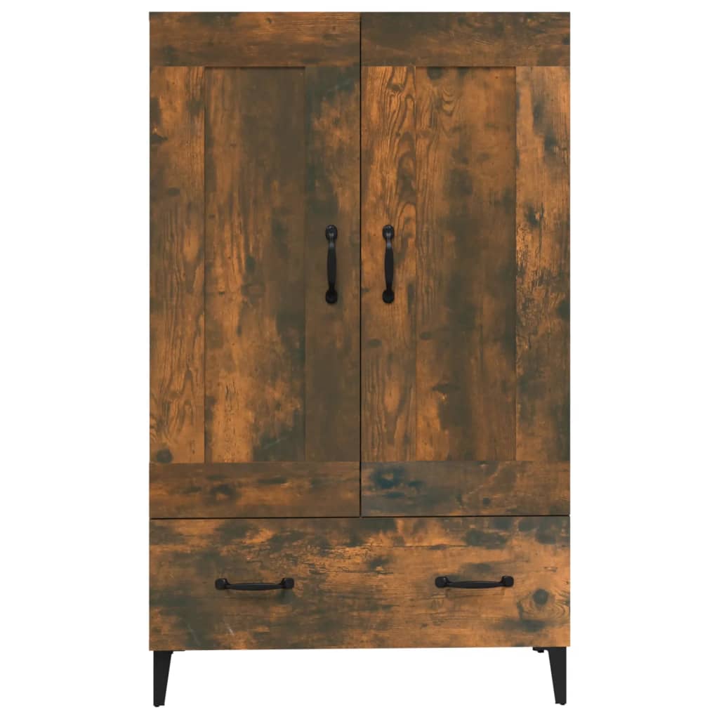 Komoda boja dimljenog hrasta 70 x 31 x 115 cm konstruirano drvo
