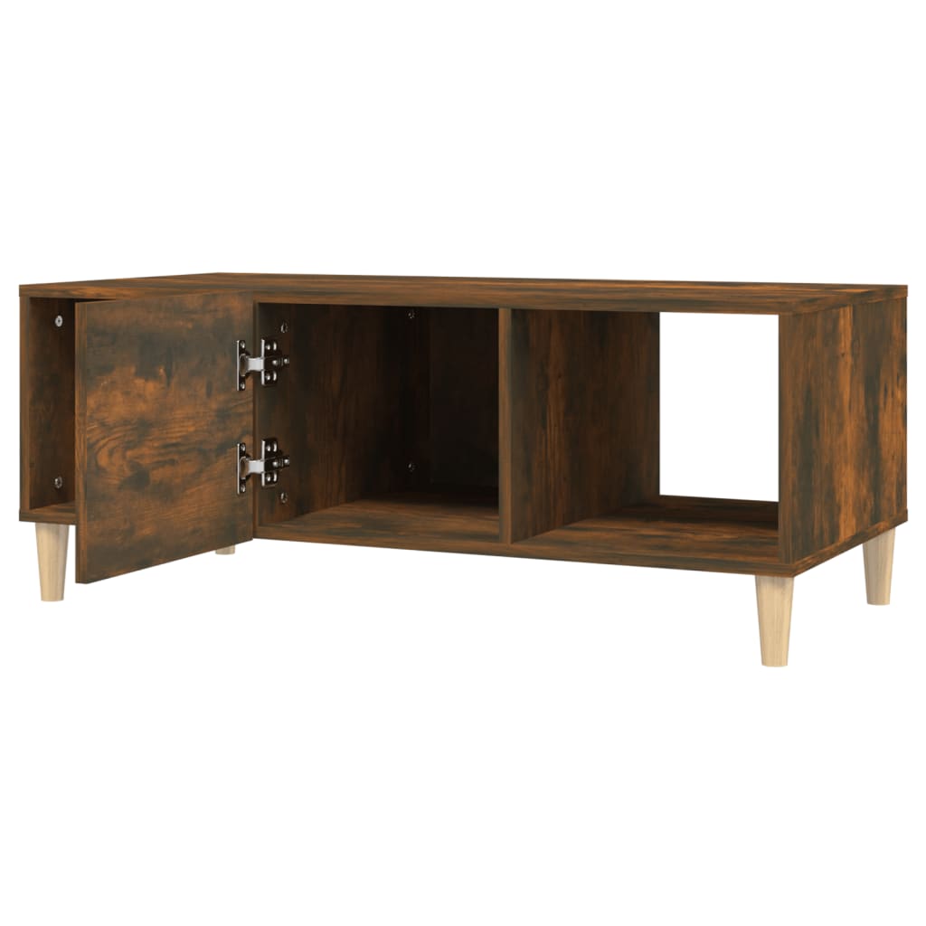 Stolić za kavu boja hrasta 102 x 50 x 40 cm konstruirano drvo