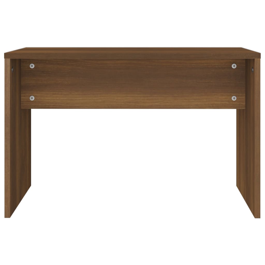 Toaletni stolac smeđa boja hrasta 70x35x45 cm konstruirano drvo