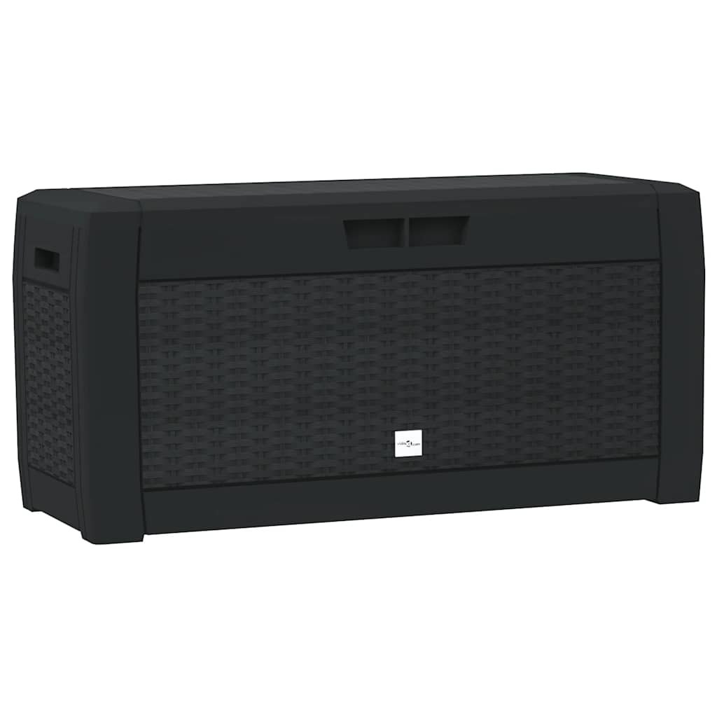 Vrtna kutija za pohranu antracit 119 x 48 x 60 cm polipropilen