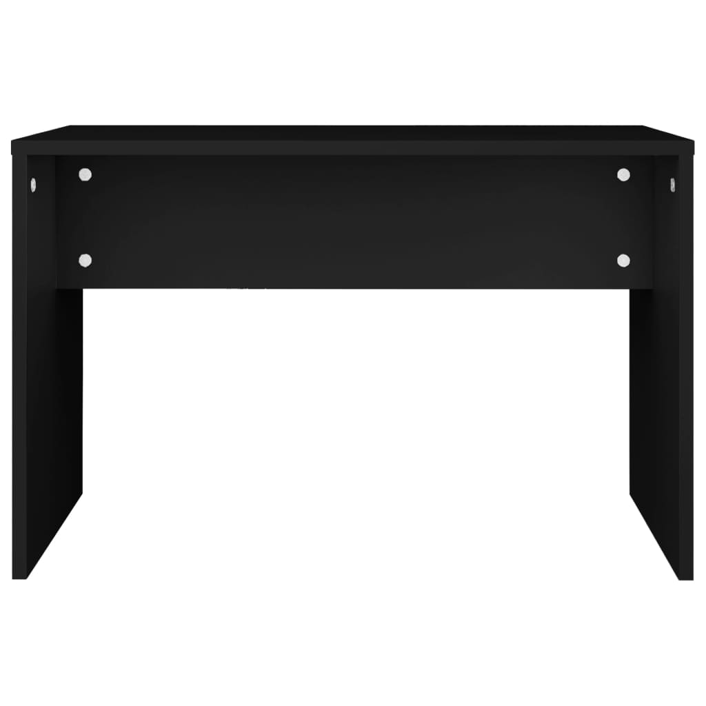 Set toaletnog stolića crni 74,5 x 40 x 141 cm
