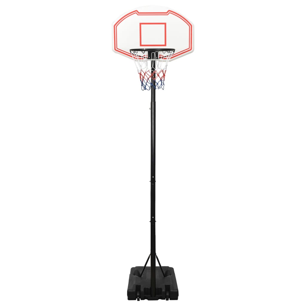 Košarkaški stalak bijeli 282 - 352 cm od polietilena