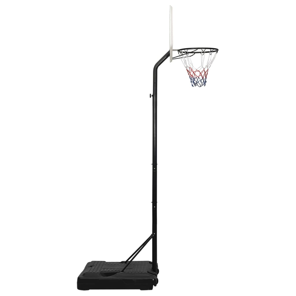 Košarkaški stalak bijeli 282 - 352 cm od polietilena
