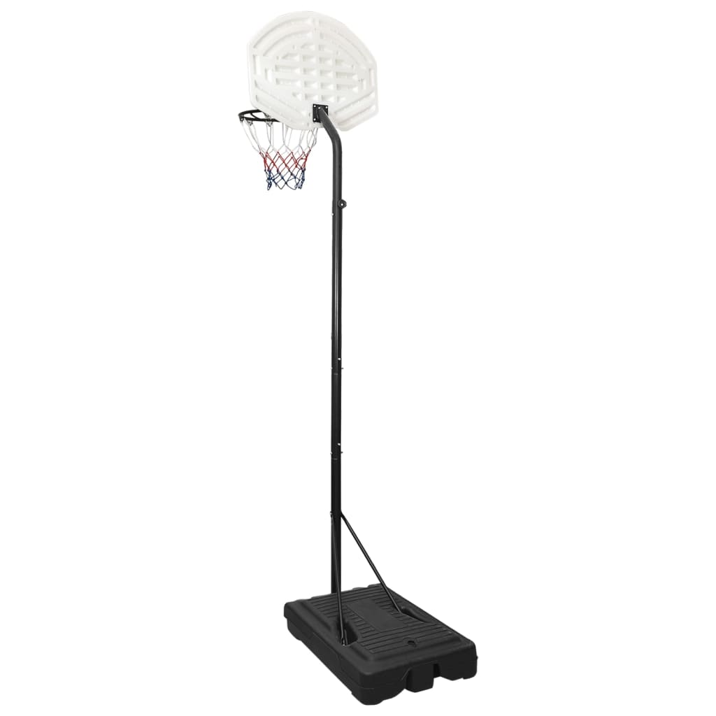 Košarkaški stalak bijeli 282 - 352 cm od polietilena