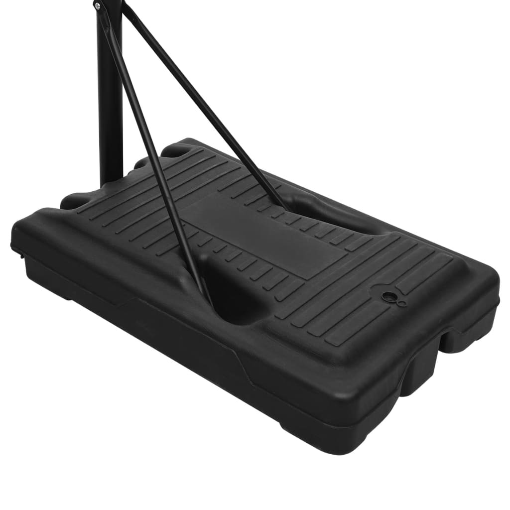 Košarkaški stalak bijeli 282 - 352 cm od polietilena