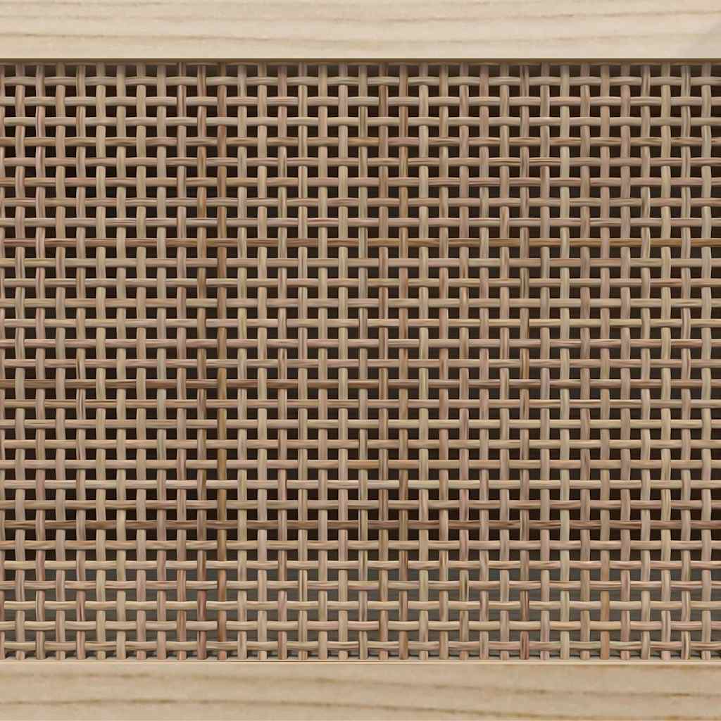 TV ormarić smeđi 80 x 30 x 40 cm od borovine i prirodnog ratana