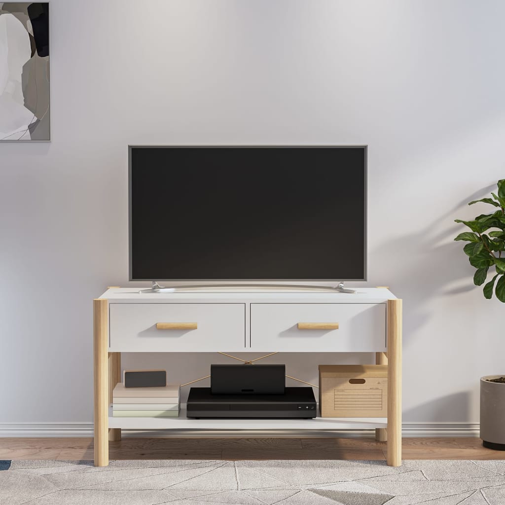 TV ormarić bijeli 82 x 38 x 45 cm od konstruiranog drva