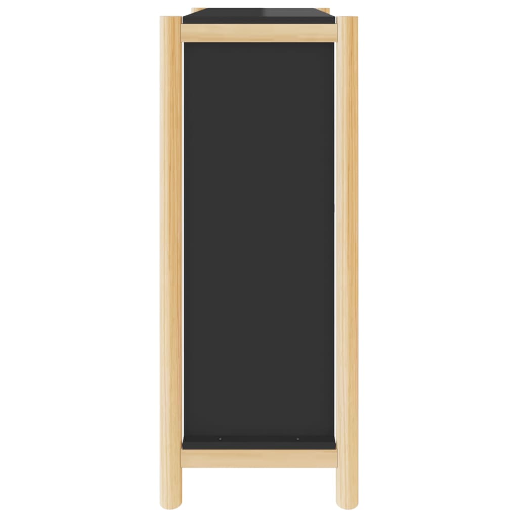 Ormarić za cipele crni 57,5x33x80 cm od konstruiranog drva