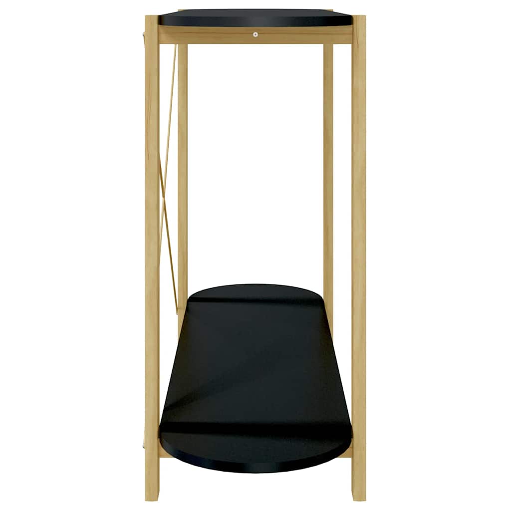 Konzolni stol crni 110 x 38 x 75 cm od konstruiranog drva