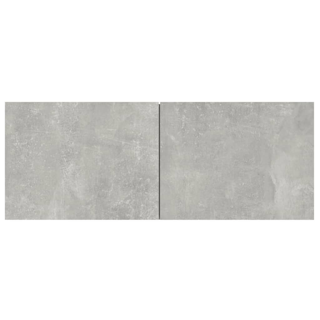 TV ormarići 4 kom Siva betona 80x30x30 cm konstruirano drvo