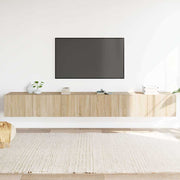 3-dijelni set TV ormarića boja hrasta sonome konstruirano drvo
