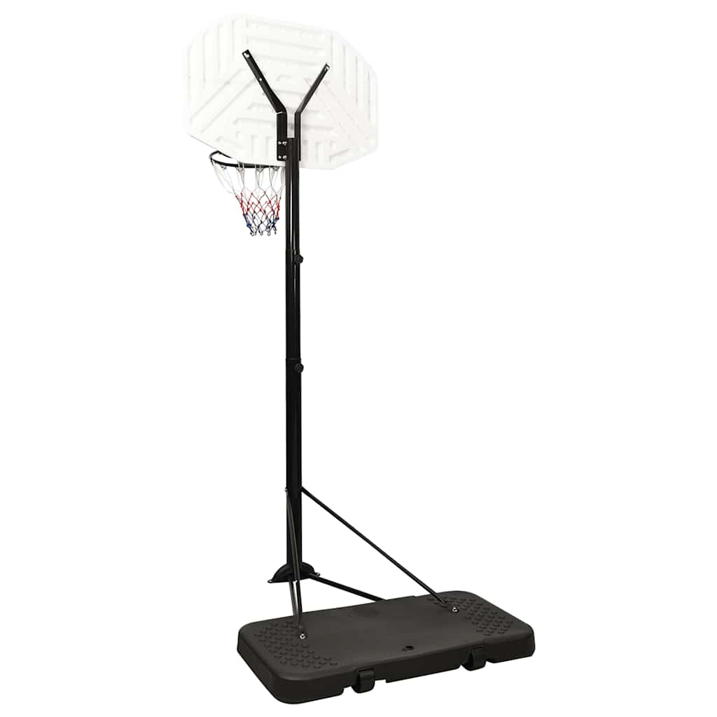 Košarkaški stalak bijeli 258 - 363 cm od polietilena