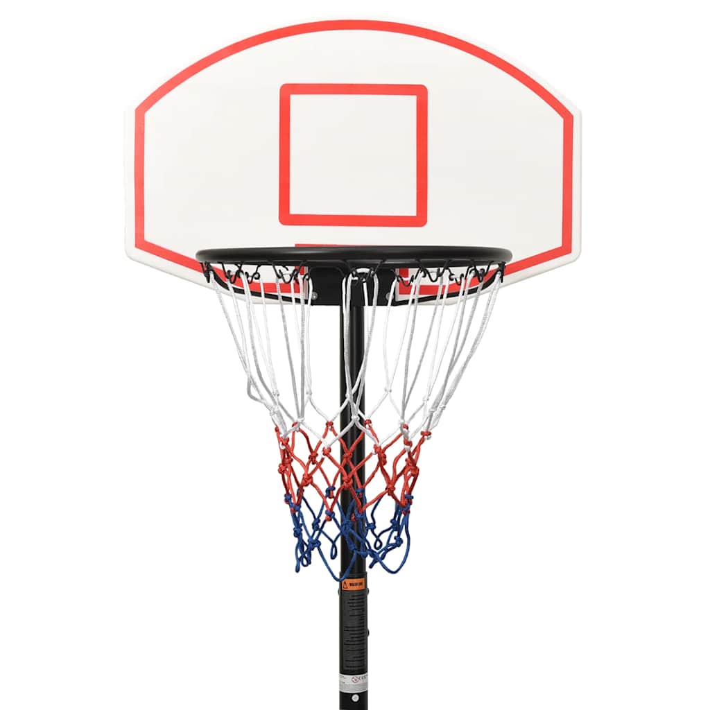 Košarkaški stalak bijeli 216 - 250 cm od polietilena