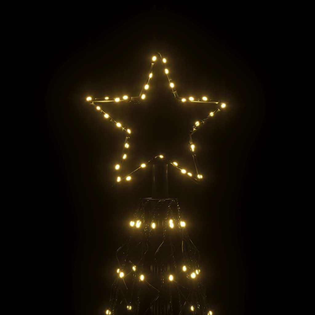 Božićno drvce u češeru toplo bijelo 1400 LED dioda 160x500 cm