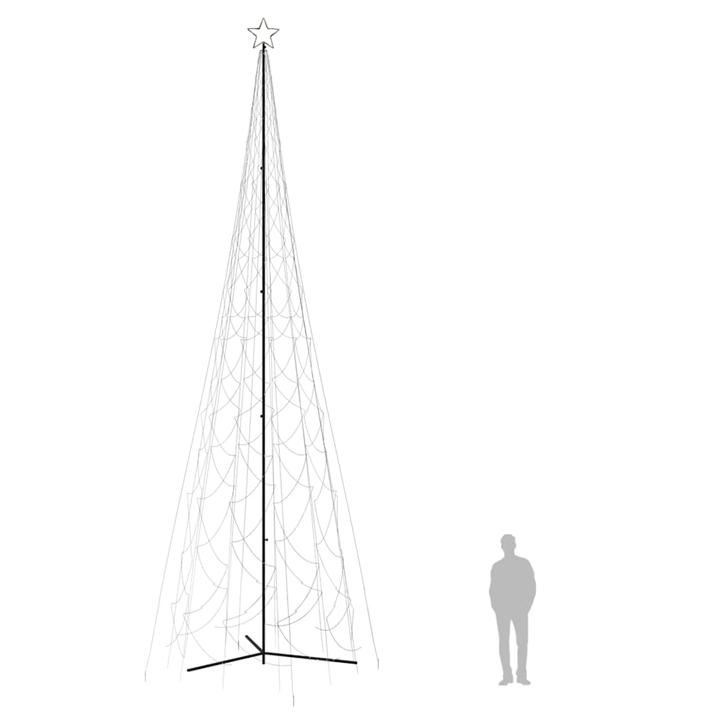 Božićno drvce u češeru toplo bijelo 3000 LED dioda 230x800 cm