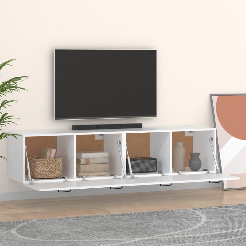 Zidni ormarići 2 kom bijeli 60x36,5x35 cm konstruirano drvo