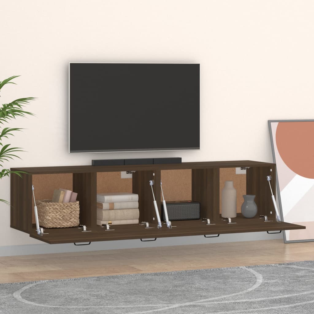 Zidni ormarići 2 kom boja hrasta 60x36,5x35cm konstruirano drvo