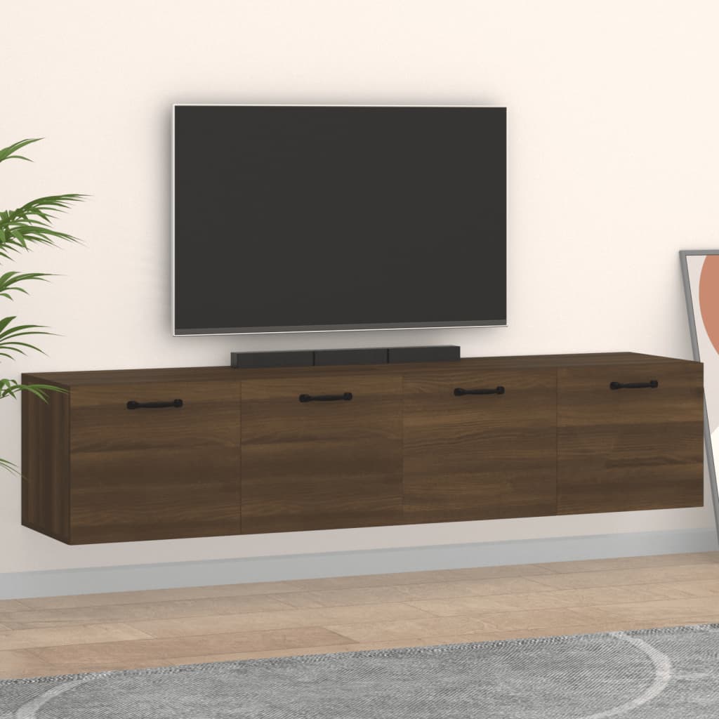 Zidni ormarići 2 kom boja hrasta 60x36,5x35cm konstruirano drvo