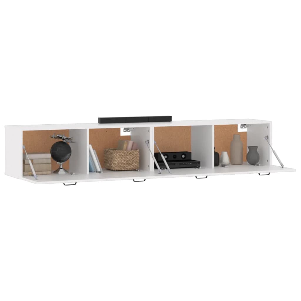 Zidni ormarići 2 kom bijeli 100x36,5x35 cm konstruirano drvo
