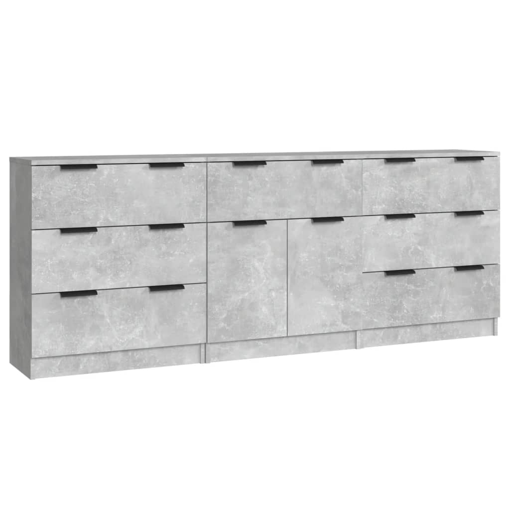 Kreveta 3 pcs 181 x 30 x 70 cm Konstruirano drvo