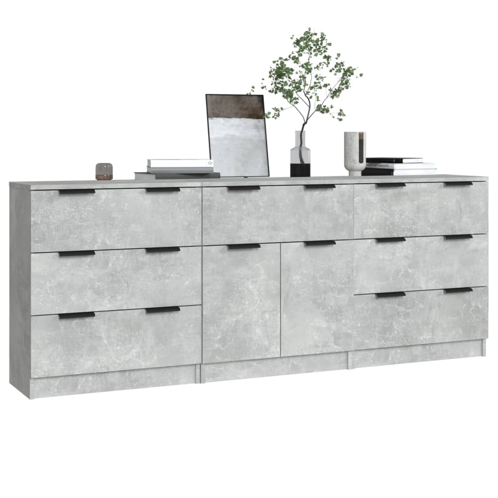 Kreveta 3 pcs 181 x 30 x 70 cm Konstruirano drvo