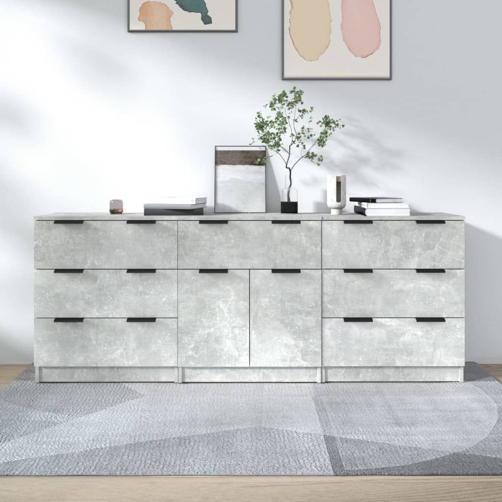 Kreveta 3 pcs 181 x 30 x 70 cm Konstruirano drvo