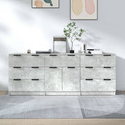 Kreveta 3 pcs 181 x 30 x 70 cm Konstruirano drvo