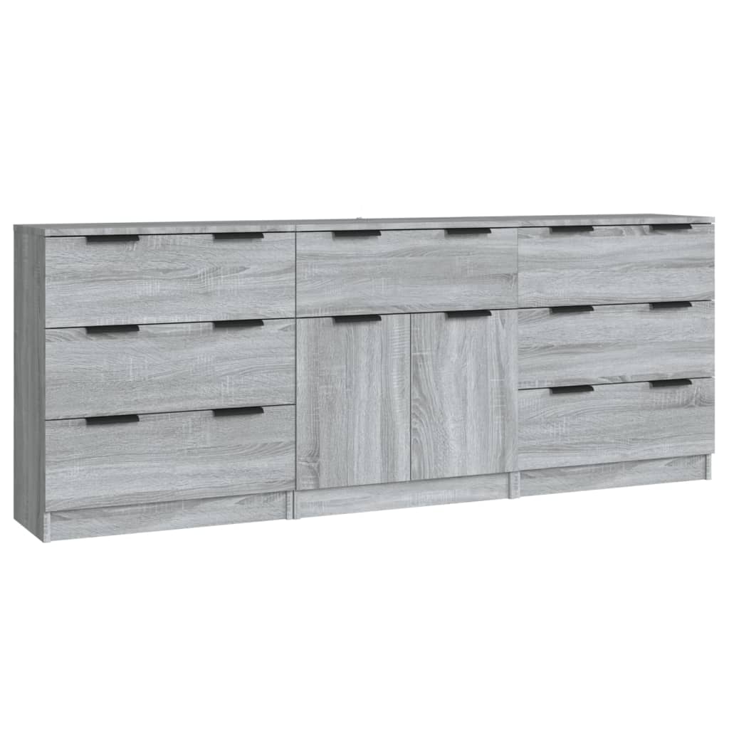 Kreveta 3 pcs 181 x 30 x 70 cm Konstruirano drvo